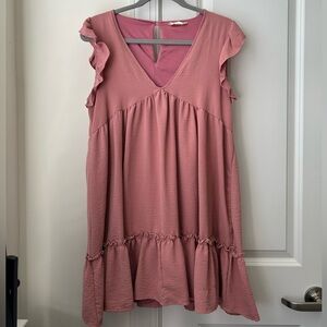 Altar'd State Dusty Rose Dress